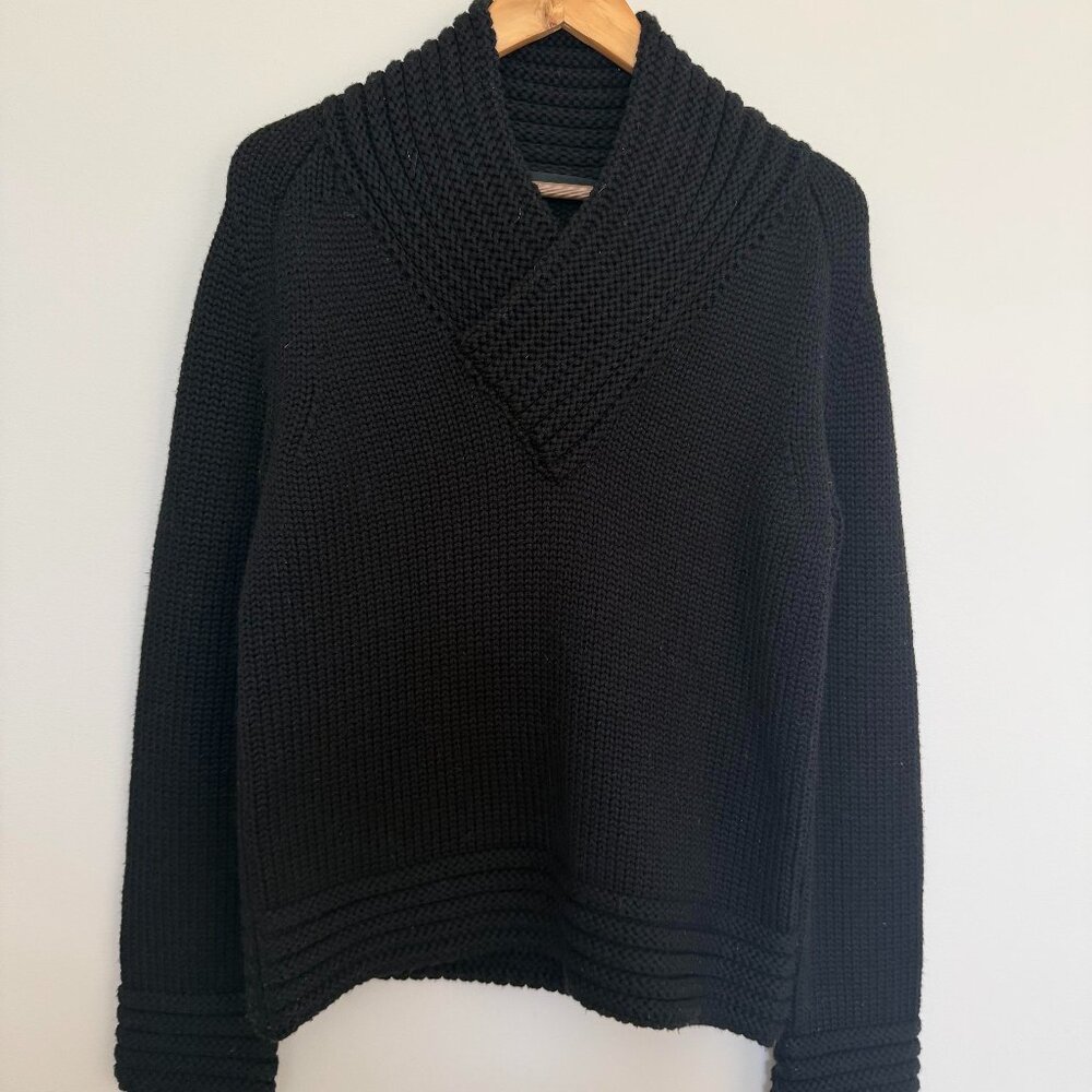 Massimo Rebecchi Chunky Knit Sweater Wool Blend Italy Quiet Luxury - Medium